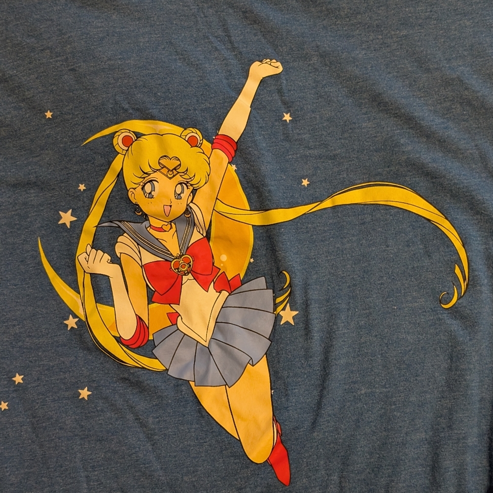 Large Sailor Moon Long Sleeve Shirt - Picture 3 of 4